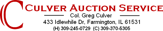 Culver Auction Service
