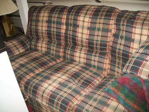 Furnishing Tools Motorcycle 4 Wheeler Collectibles Plaid Sofa