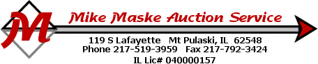 Mike Maske Auction Service